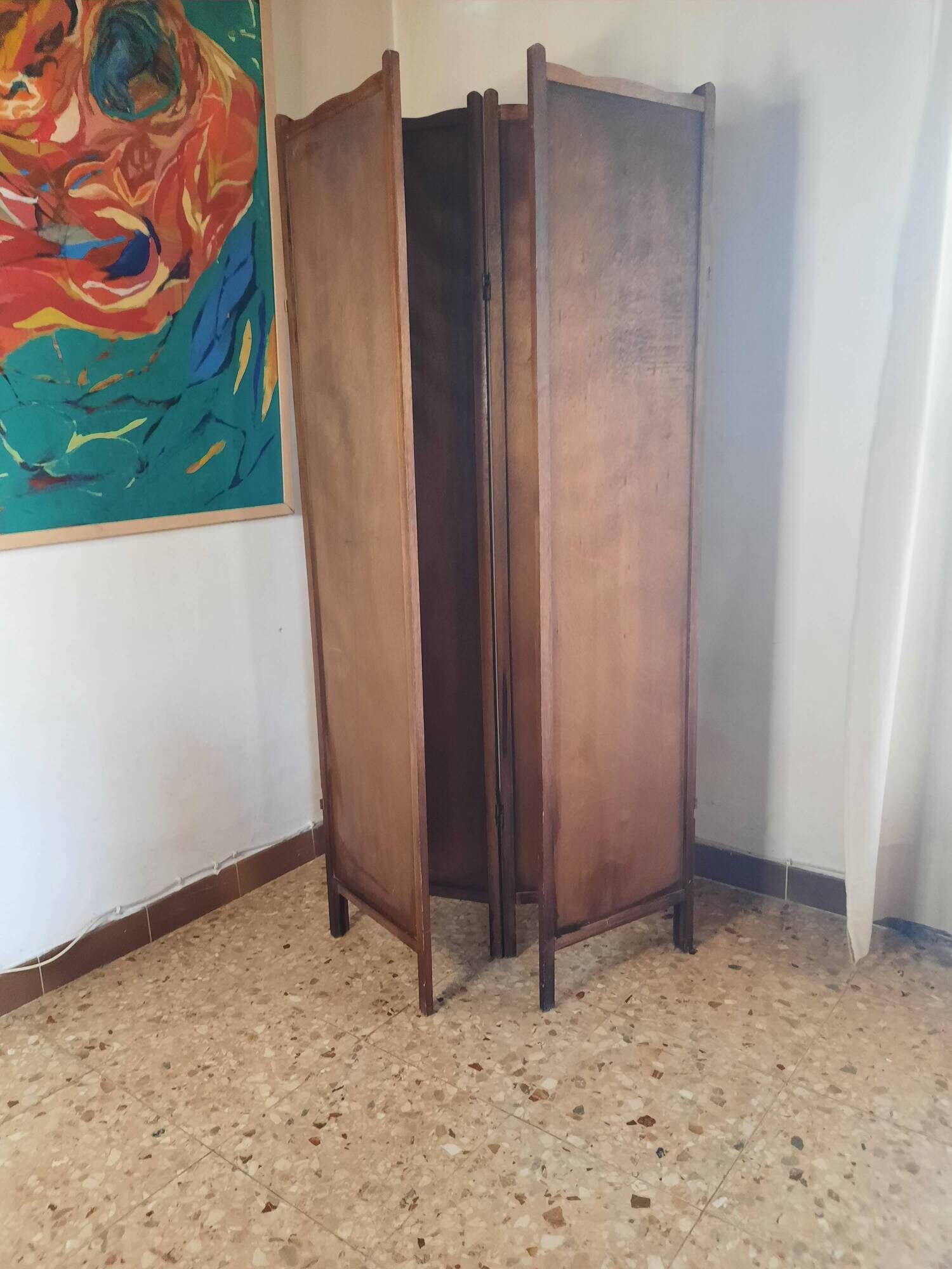 1960s wooden screen