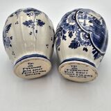 Paire de vases Delft