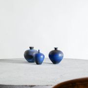Set of Three Swedish Mid Century Ceramic Vases by Berndt Friberg, 1970s