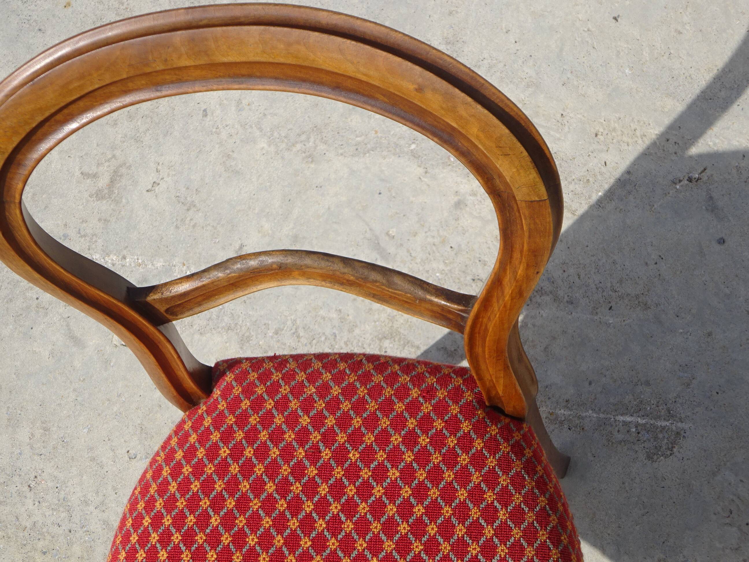 Restored Louis Philippe chairs, set of 2