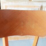 Lot of 6 ELF chairs in wood and vinyl