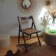 Chaise pliante vintage années 60 en cannage