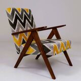 Vintage ethnic chic armchair modern design