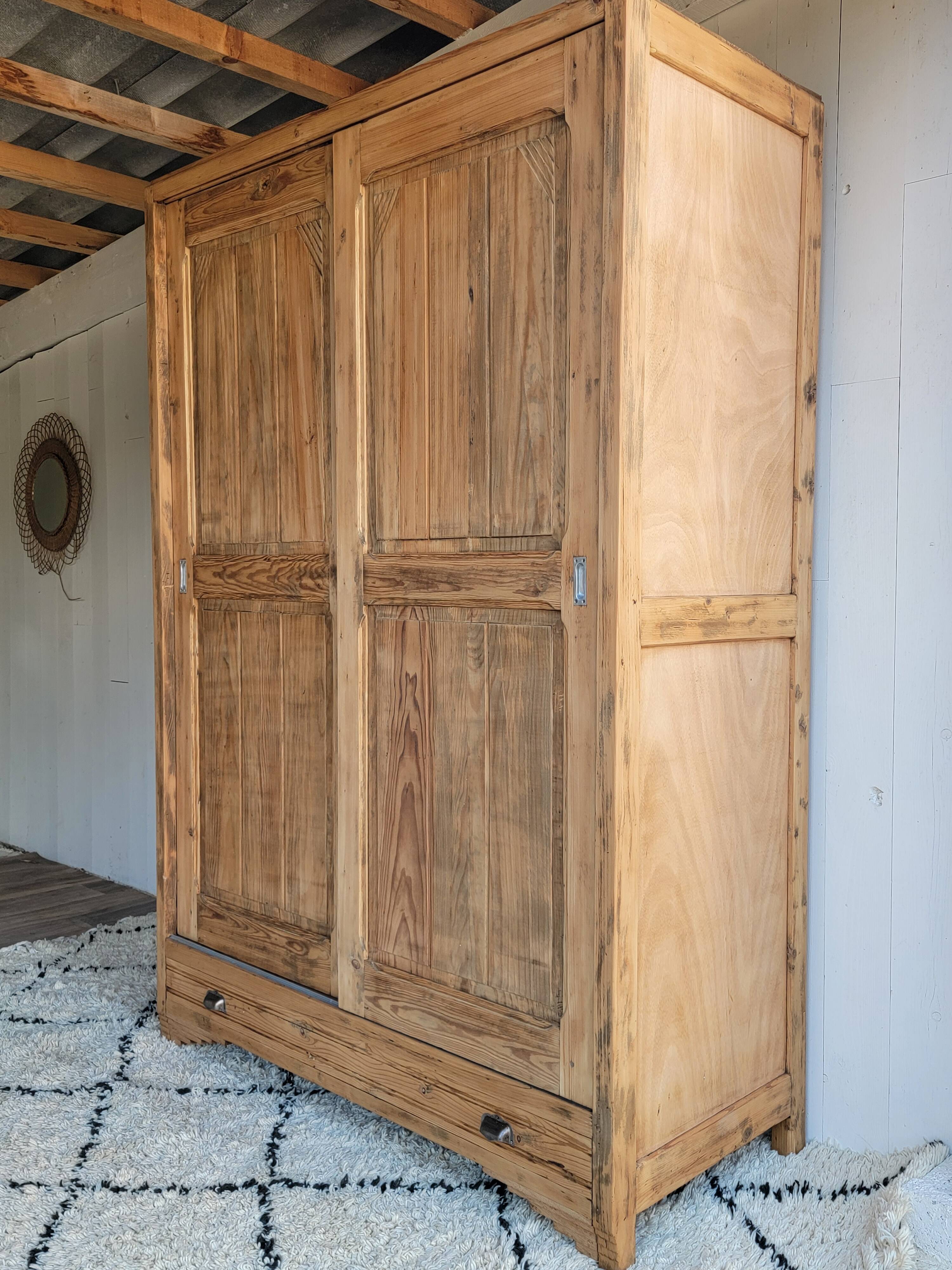 Renovated retro wardrobe