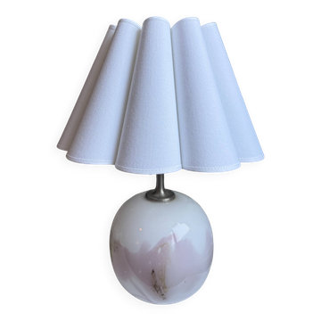 Danish vintage table lamp Holmegaard Sakura