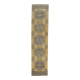 1980s Vintage Turkish Hand-Knotted Floral Runner 77x327