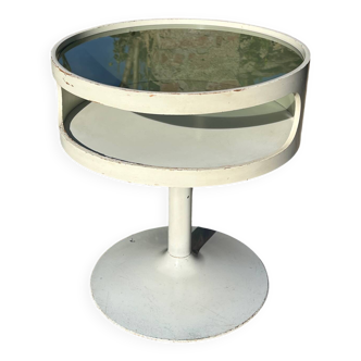 Table d’appoint tulipe vintage Space âge des années 70 Opal Mabel