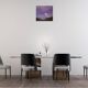 Semi-abstract table inspired by naturalism, signed with its certificate.