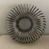 Spring Andrea Lazzari grey stainless spring lamp for Morosini 1970