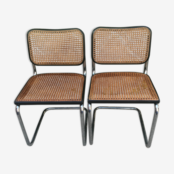 Set 2 chairs Breuer B32 gavina edition