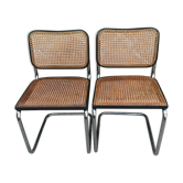 Set 2 chaises Breuer B32 édition Gavina