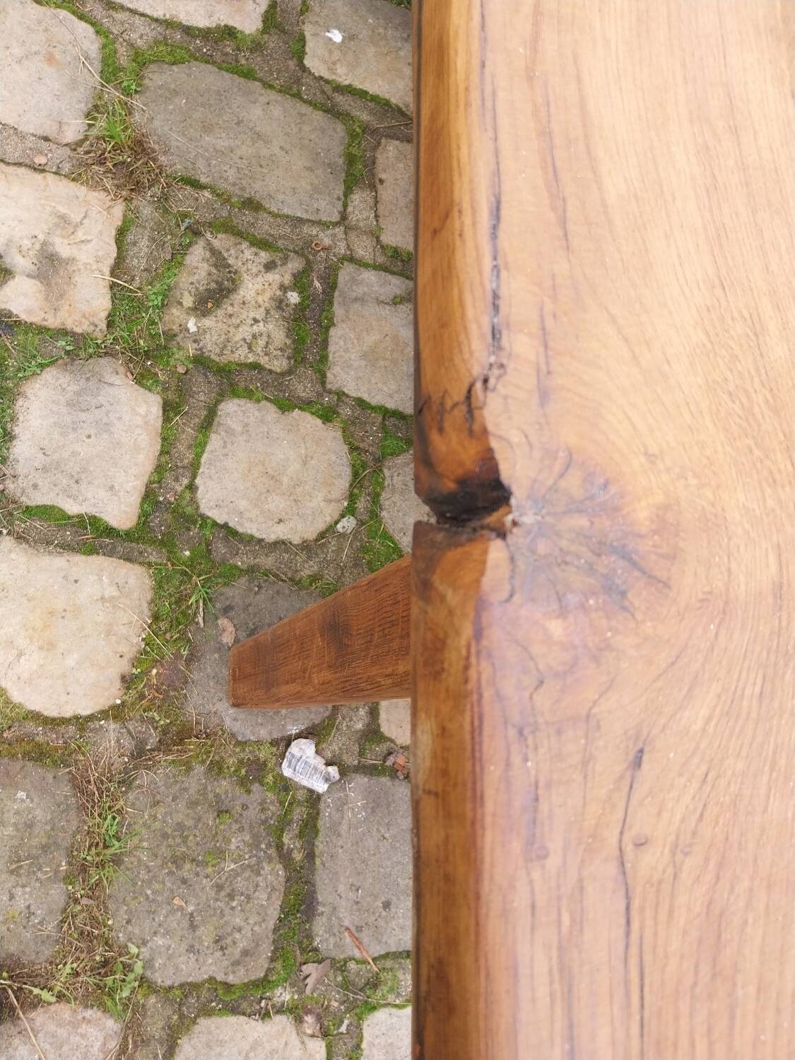 Antique oak farmhouse table