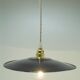 Suspension in black enamelled sheet metal
