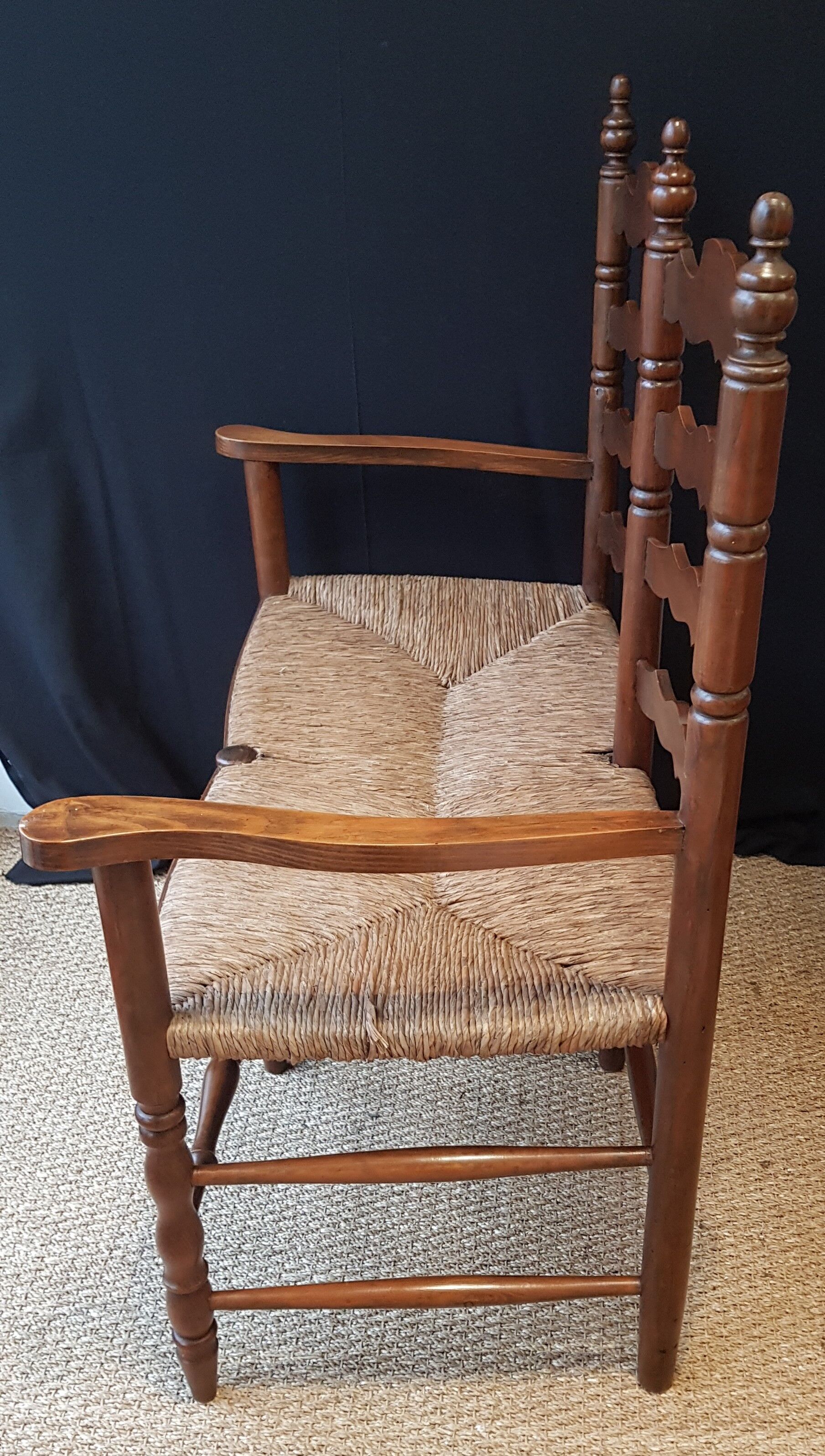 Banc paillé provencale
