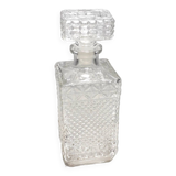 Cut glass whiskey decanter - 1980s