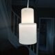 Two Holmegaard pendants, Two-Way model. Mouth-blown opal glass
