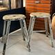 Pair of industrial stool