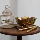 Golden standing cup