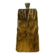 Pepper shaker gouged brutalist olive wood