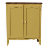 Renovated antique buffet – bright yellow