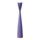 Vintage Scandinavian purple wooden candle holder