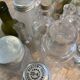 Lot 37 vials small glassware decor pharmacy 1920'