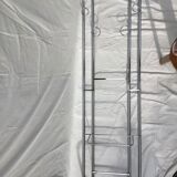 Chrome tubular cloakroom coat rack