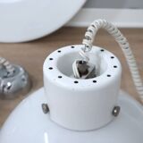 Space Age VeLuce Murano hanging disc lamp 1960s, set of 4