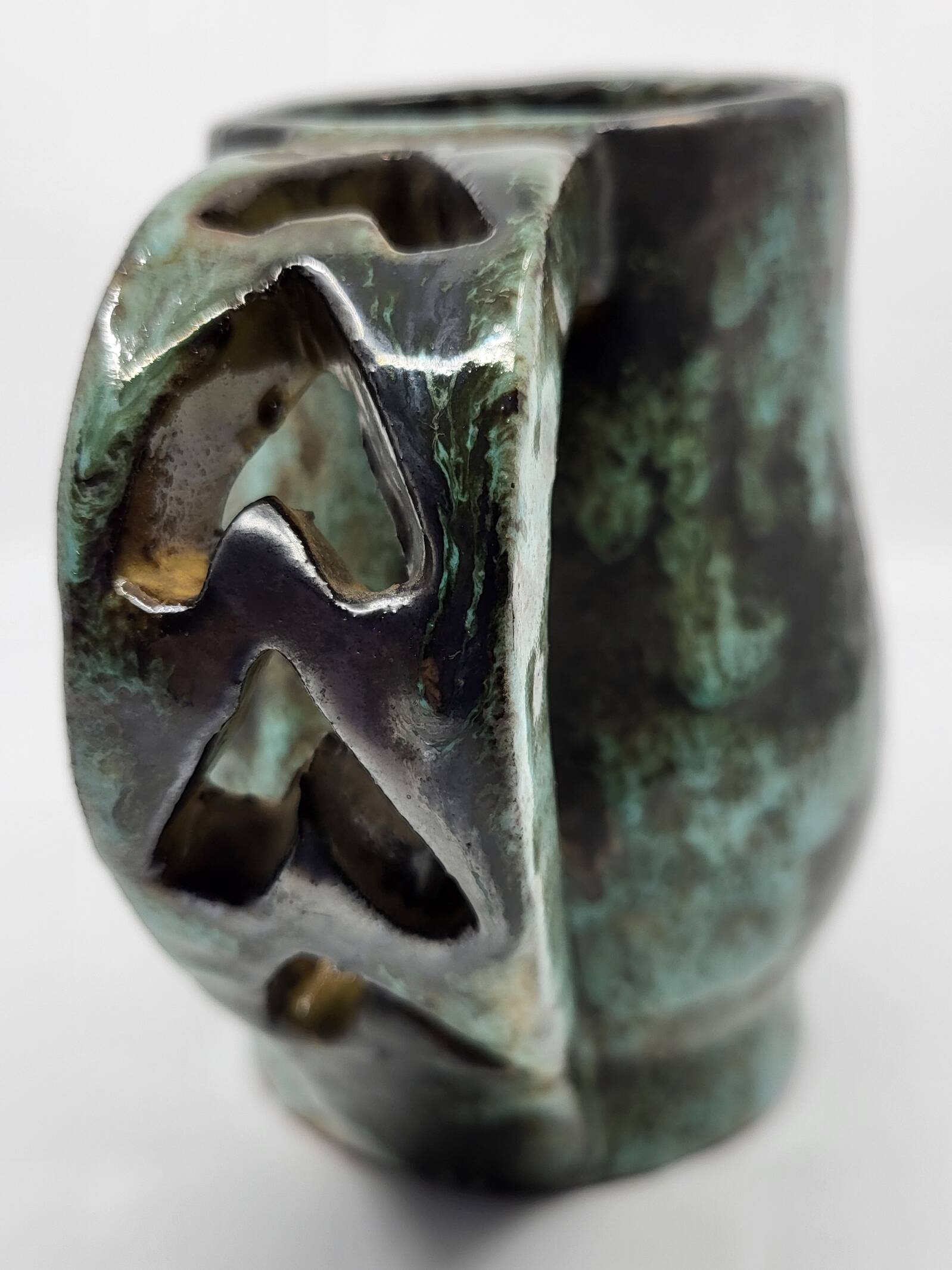 Alexandre Kostanda and Louis Giraud jug in French stoneware, 1940