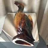 Vintage ceramic duck pitcher from vallauris