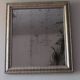 Antique silver mirror 19th century with its mercury glass