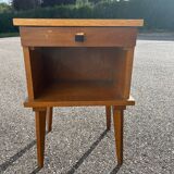 Oak bedside 1950
