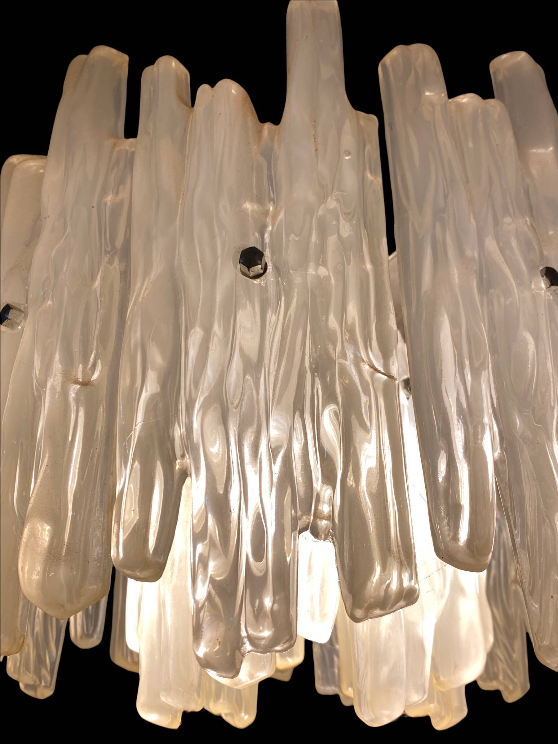 Jt Kalmar transparent leaf chandelier