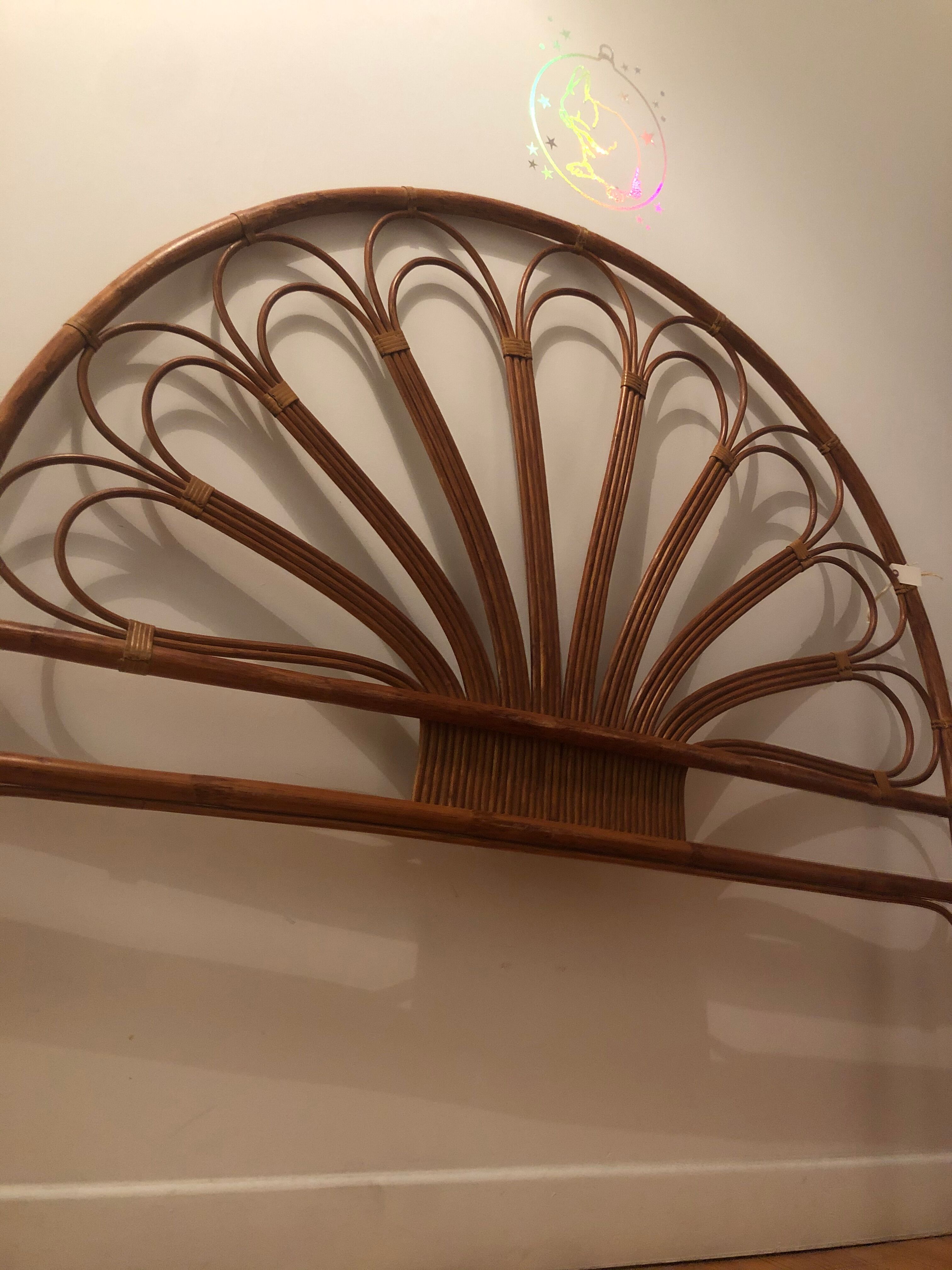 140cm rattan headof
