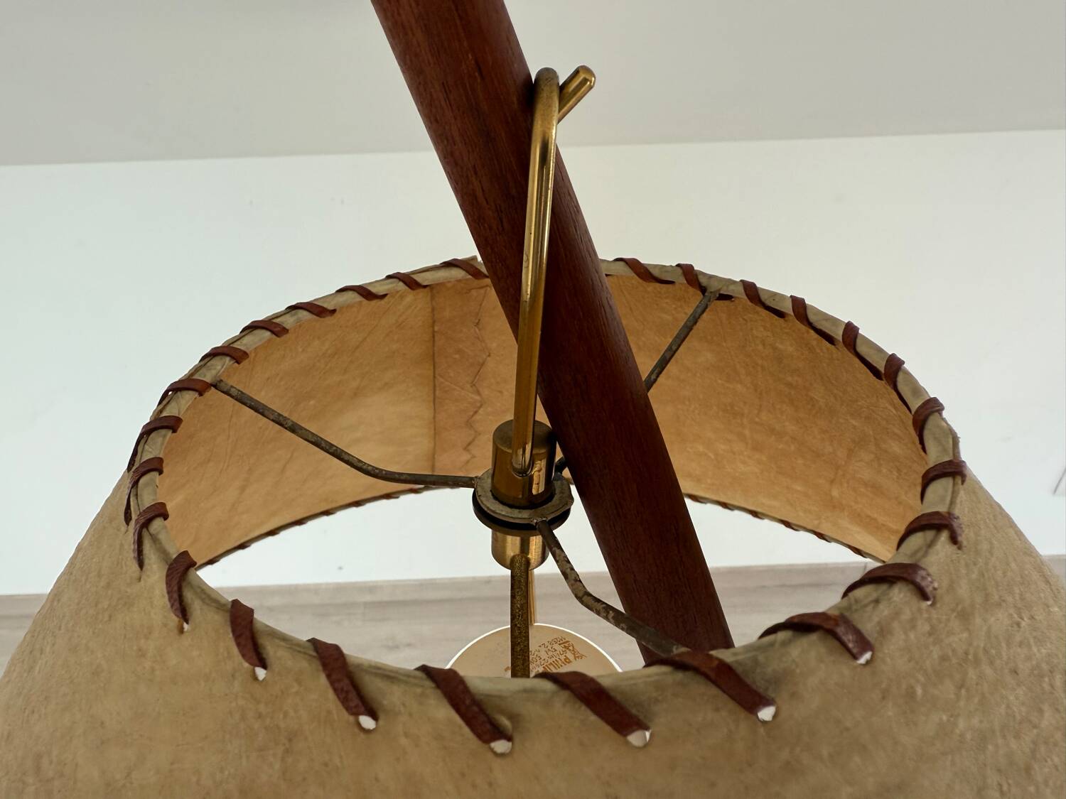 JT Kalmar Dornstab Floor Lamp Austria 1950