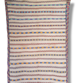 White carpet and woven wool, 185 x 250 colors