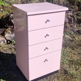 Vintage 1970s formica chest of drawers