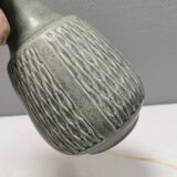 Large and beautiful table lamp in grey-green ceramic by Einar Johansen (EJ) 1970-80s.