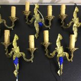 Set of 5 sconces louis XV