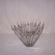 Vase corolle goutte, cristal, années 50