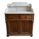 Antique wooden chest of drawers with a marble top.