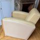 Fauteuil Hugues Chevalier – modèle Pullman – cuir & bois – Art déco
