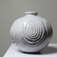 Small round porcelain vase in Art Deco style 1935