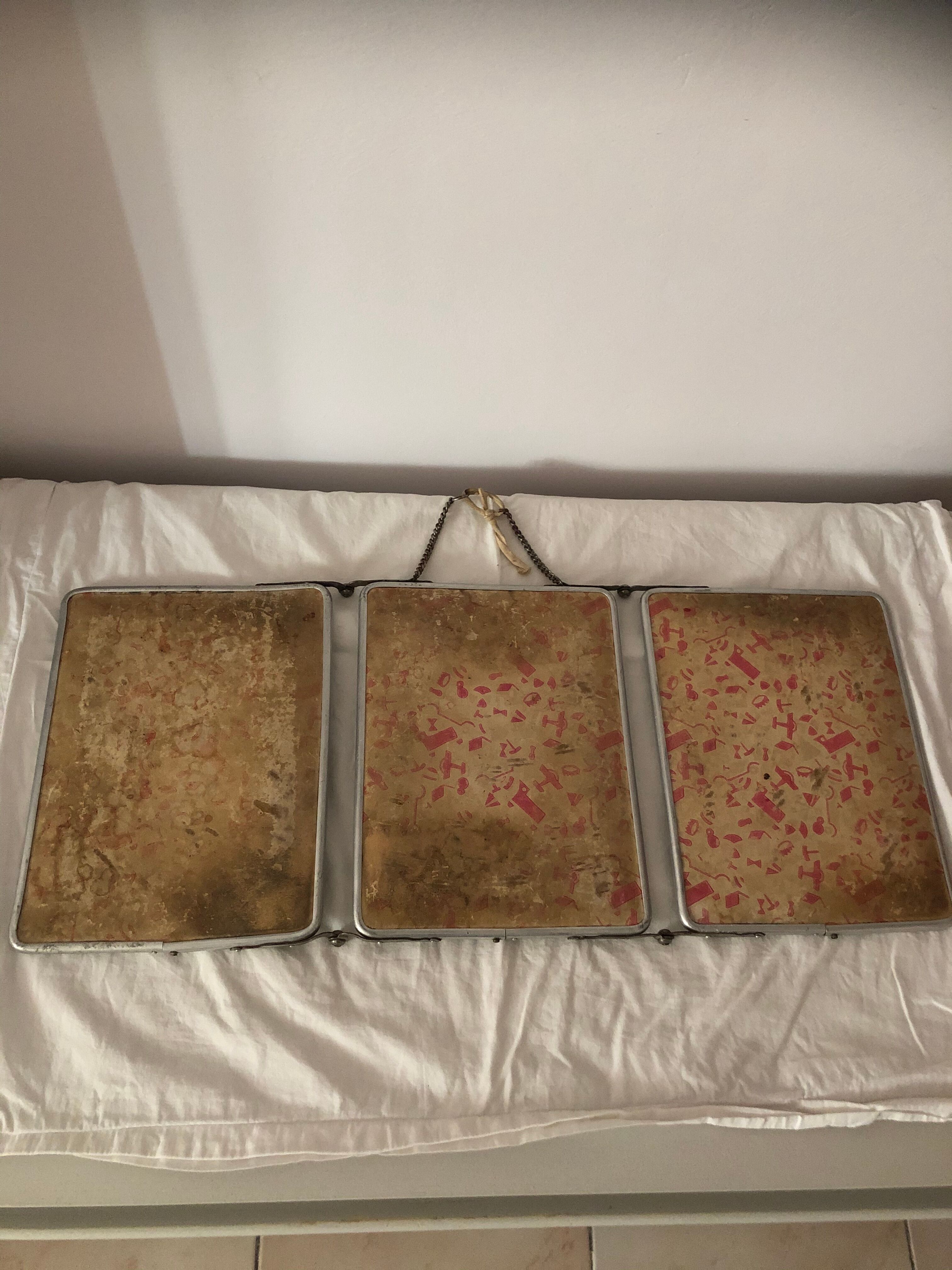 Barber triptych mirror