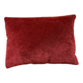 Élitis coussin rouge velours - wool plush baby