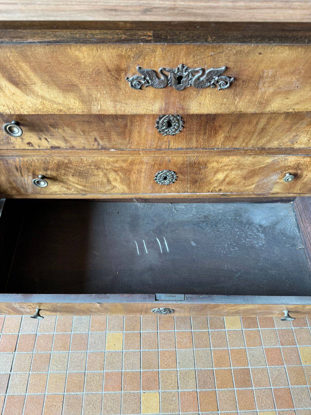 Empire period commode