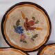 Set of 5 dessert plates and 2 vallauris plates, signed jérôme massier - circa 50/60