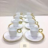 Bernardeau - Service à café en Limoges - 8 personnes - Modèle Salsa