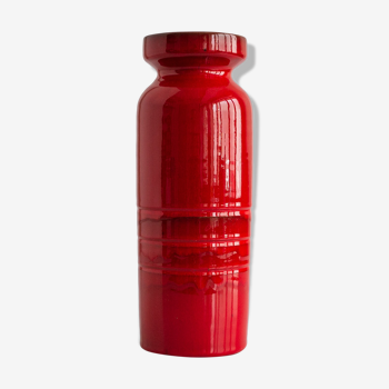 Red vase