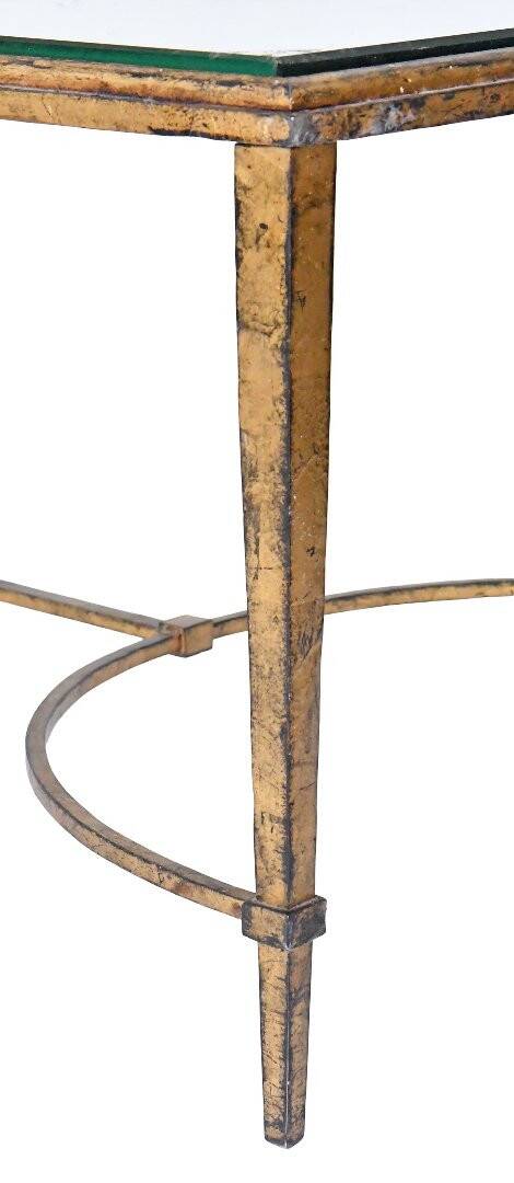 Coffee table in iron by Roger Thibier for the Ramsay house.